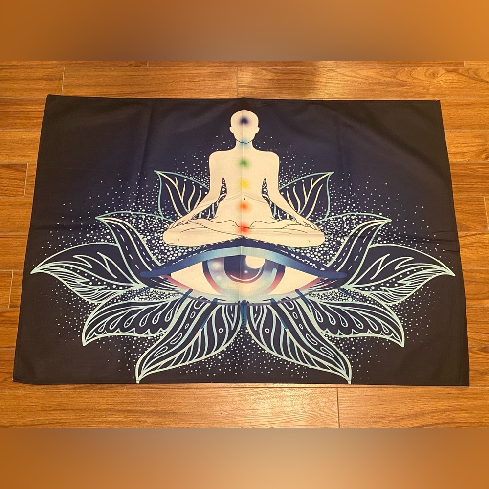 Mystical Meditation All Seeing Eye Wall Tapestry 98 x 70 cm